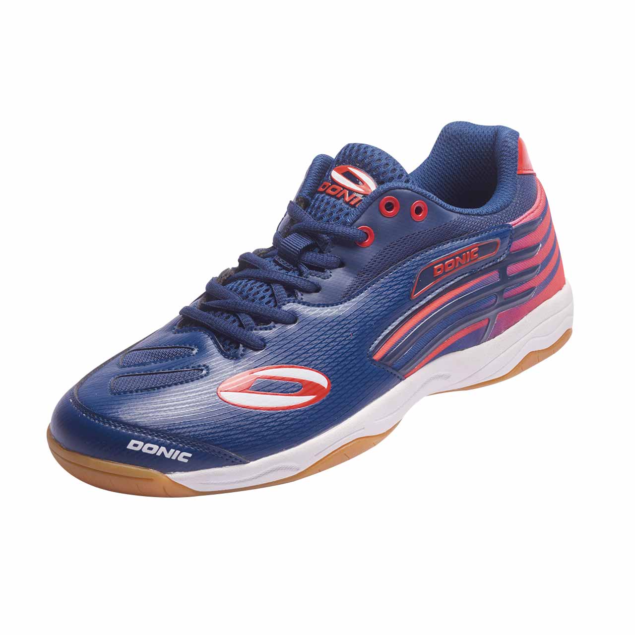 DONIC Wettkampfschuh Spaceflex navy red Angebotspreis 49,90 Euro statt 74,90